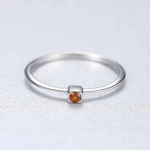 PAG & MAG - Bague en argent regardé 925 pour femme, émeraude créée, bague empilable, pierre précieuse verte, 193.as de plMi925 - Harmonie