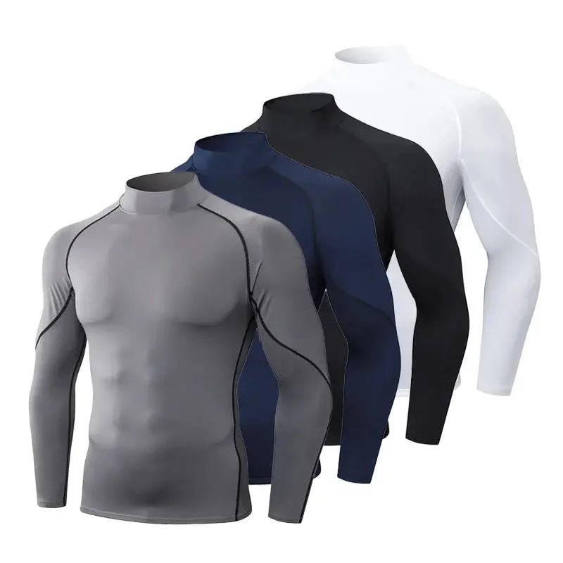 T-Shirt Compression Homme Manches Longues – Protection UV, Respirant & Sport - Harmonie