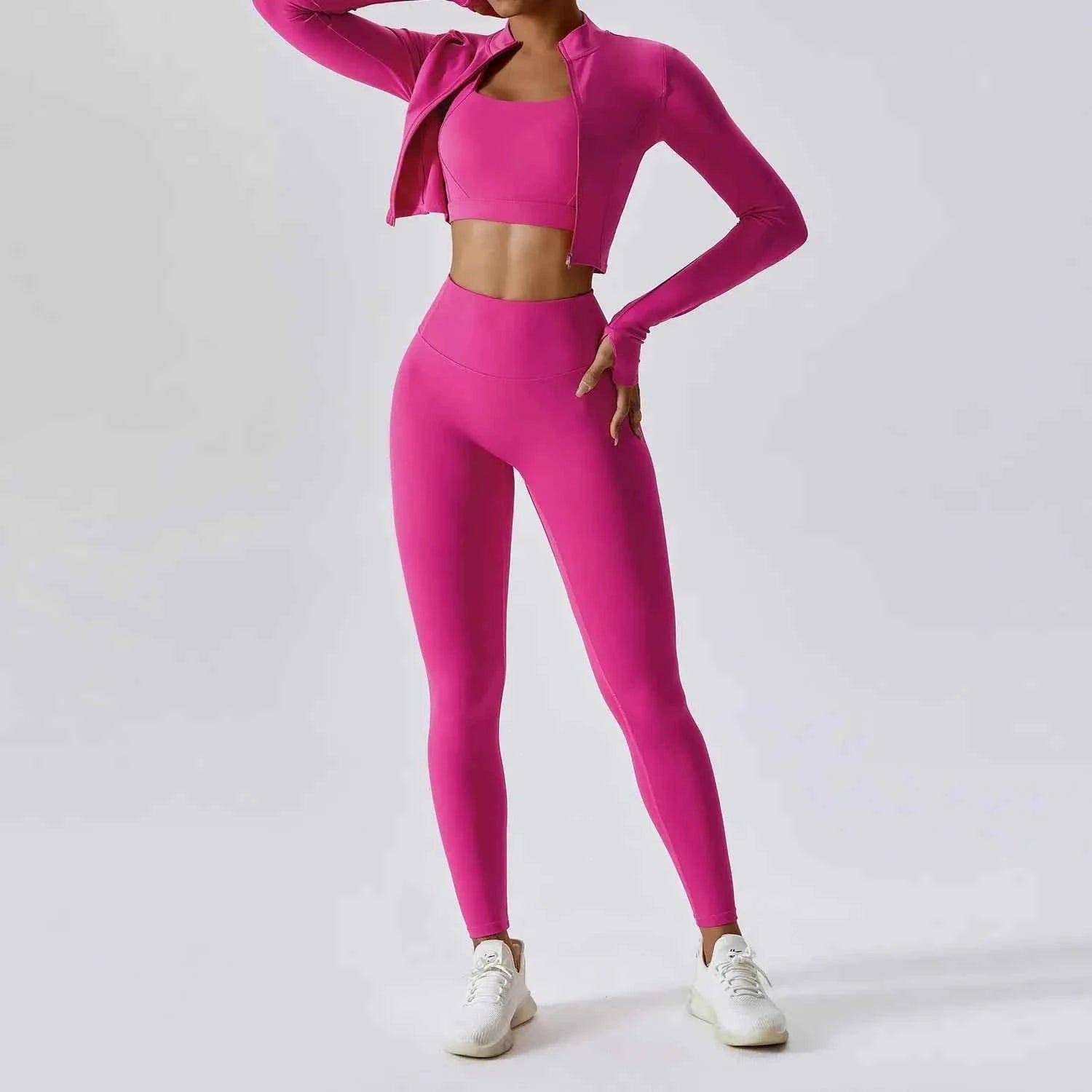 ensemble de sport femme 3 pièce manche longue. - Harmonie