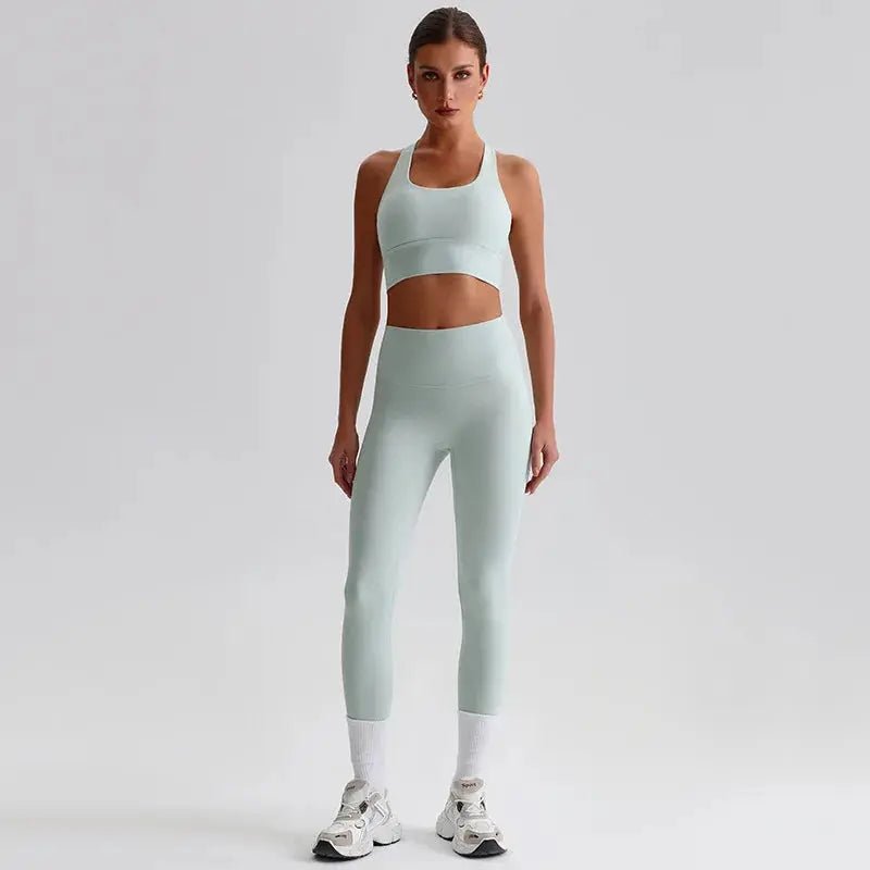 Ensemble Yoga Femme 2 Pièces - Brassière + Legging - Harmonie