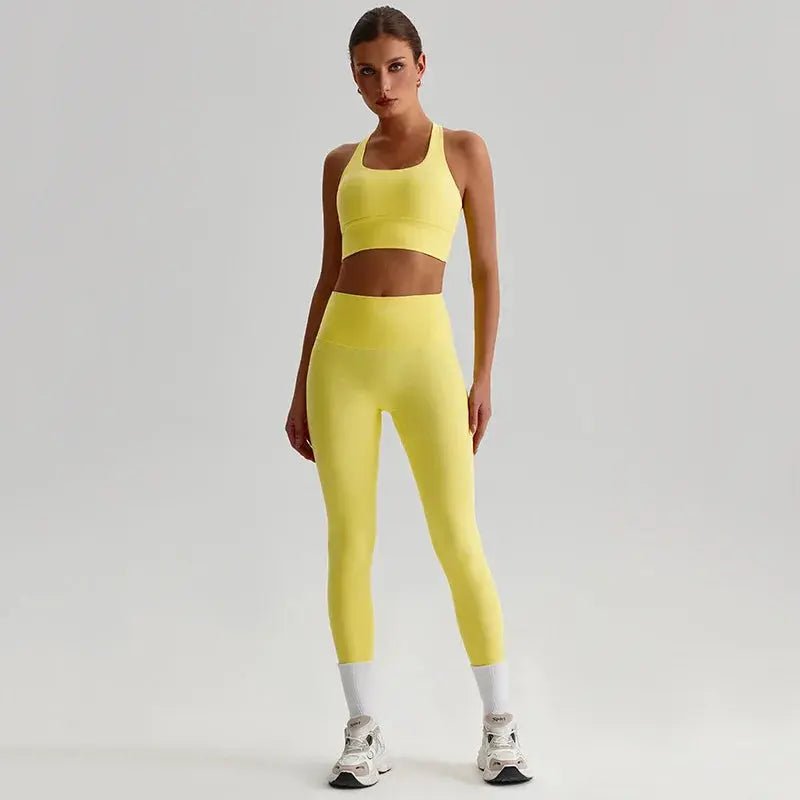 Ensemble Yoga Femme 2 Pièces - Brassière + Legging - Harmonie