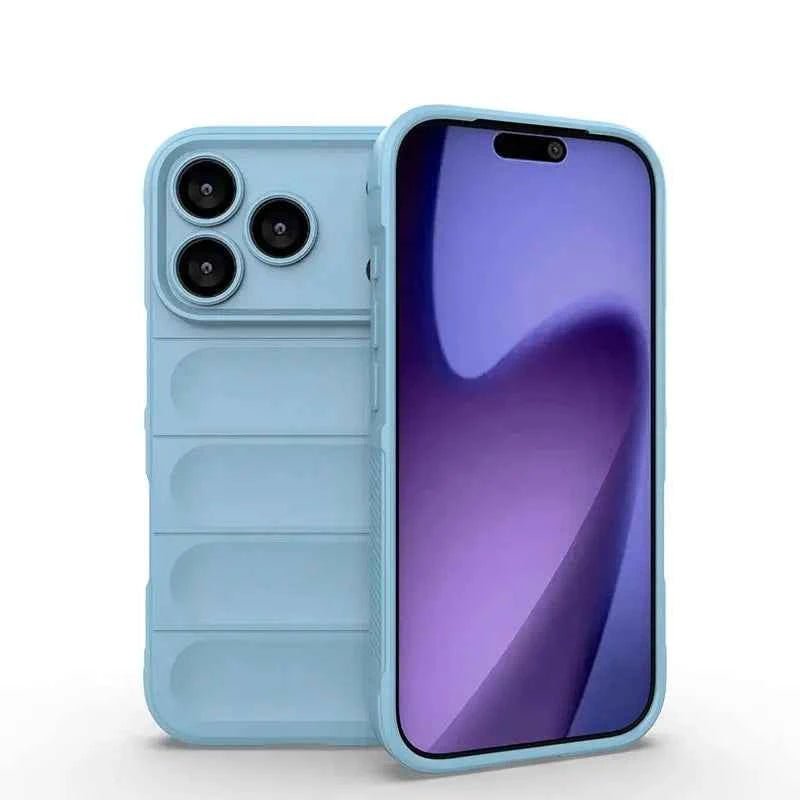 Coque de protection en silicone liquide, étui souple antichoc pour iPhone 17 Air 16E 16 15 14 13 12 11 Pro Max Plus - Harmonie