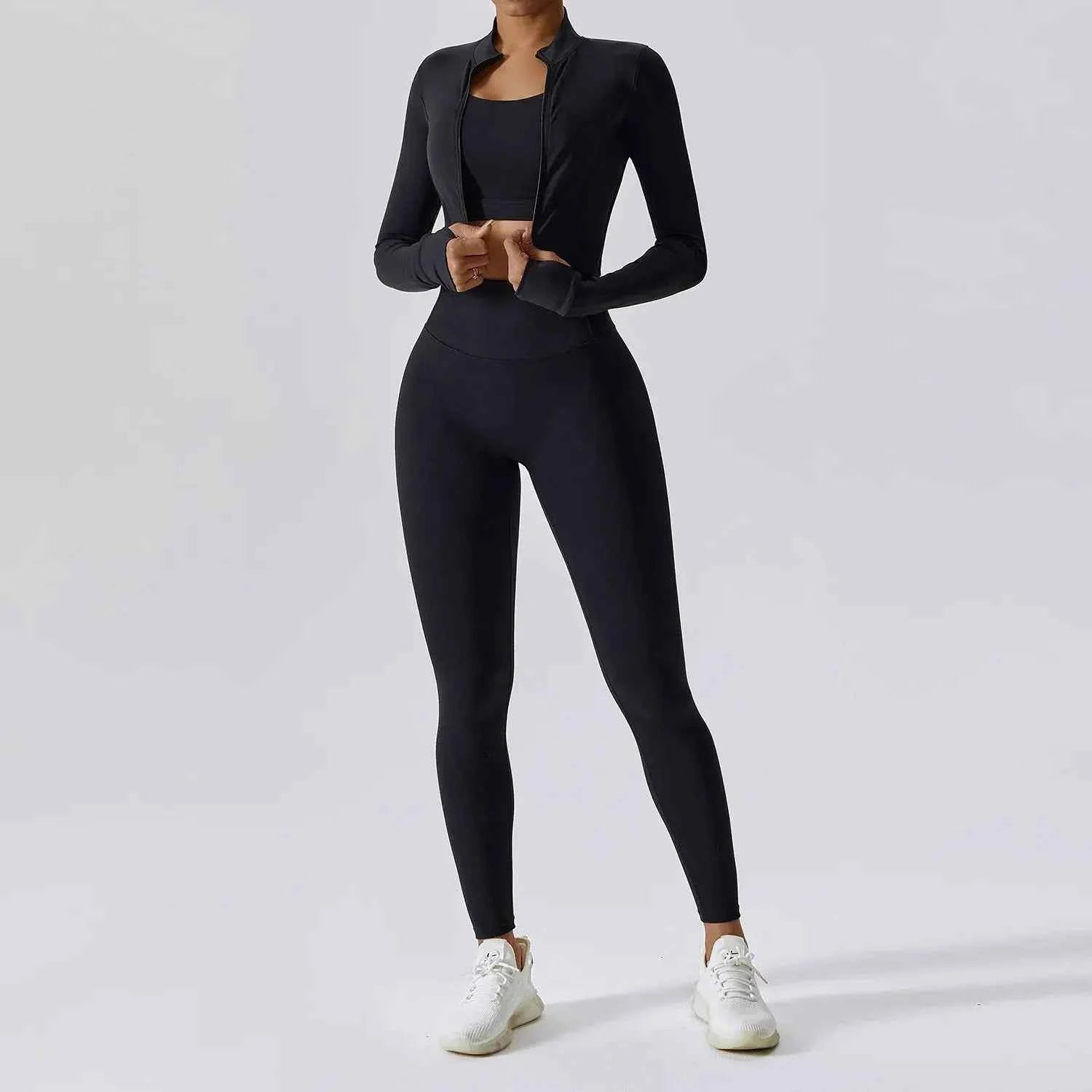 Ensemble Sport Femme 3 Pièces – Yoga, Fitness & Séchage Rapide - Harmonie