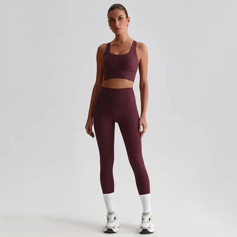Ensemble Yoga Femme 2 Pièces - Brassière + Legging - Harmonie