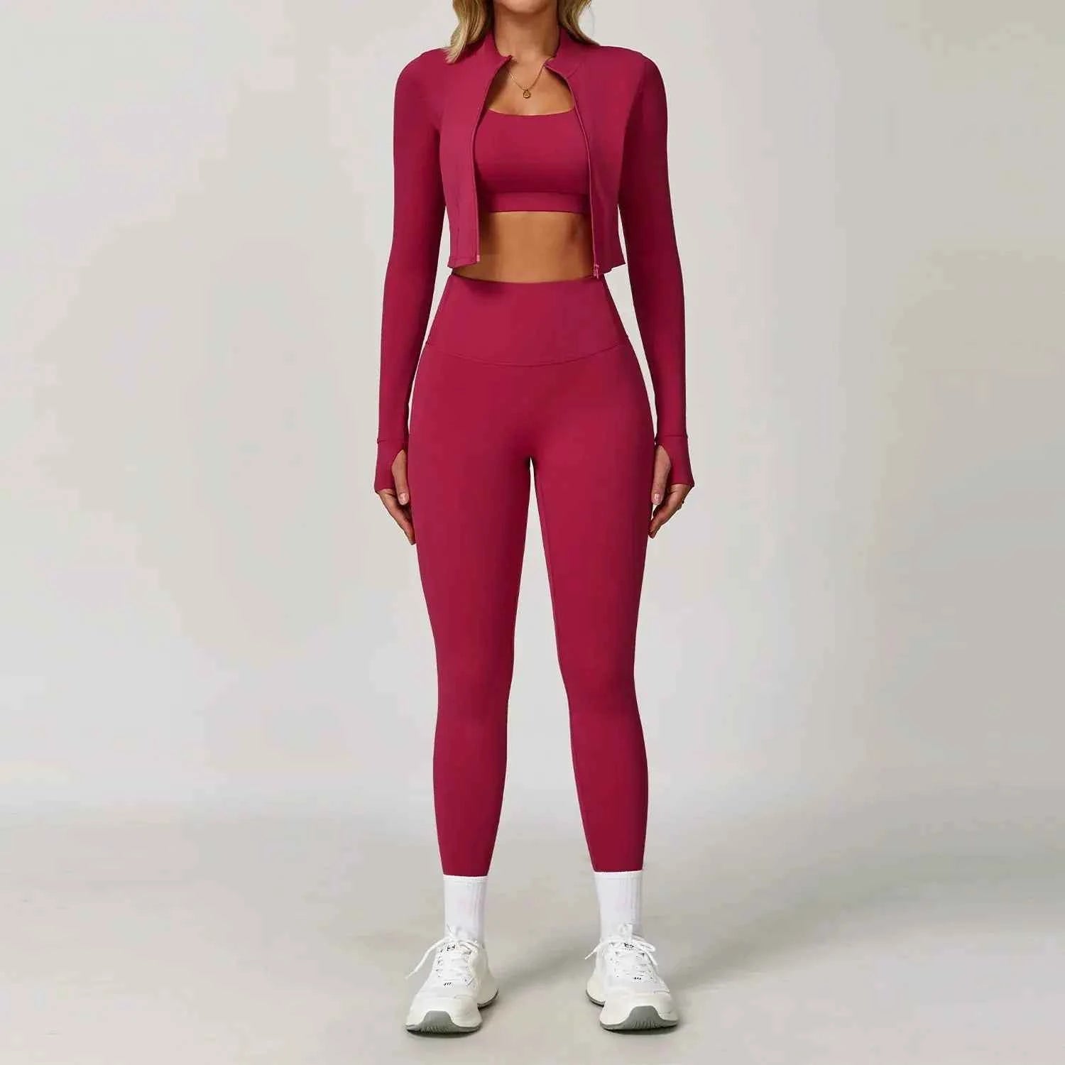 ensemble de sport femme 3 pièce manche longue. - Harmonie