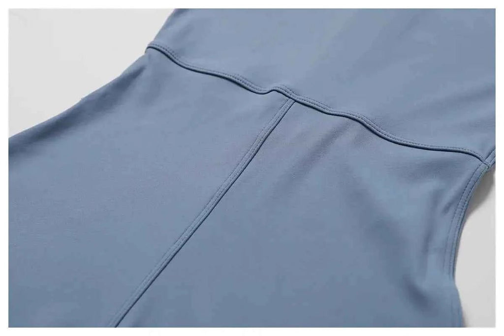 Combinaisons pour femmes, combinaison une pièce avec fermeture éclair, manches longues, ensemble de Yoga, vêtements d'entraînement Push Up, Fitness, body, vêtements de sport, survêtement - Harmonie