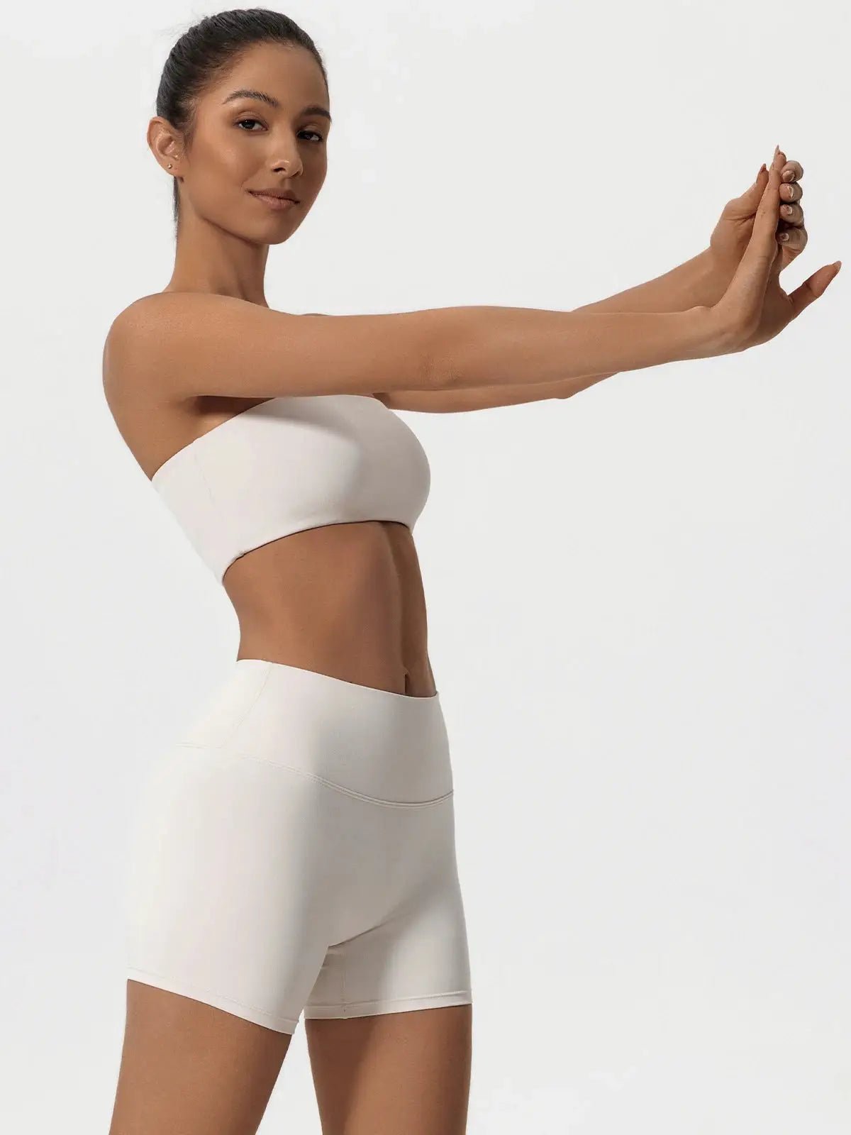 Ensemble Sport Femme 2 Pièces–Brassière Sans Bretelles + Short Yoga - Harmonie