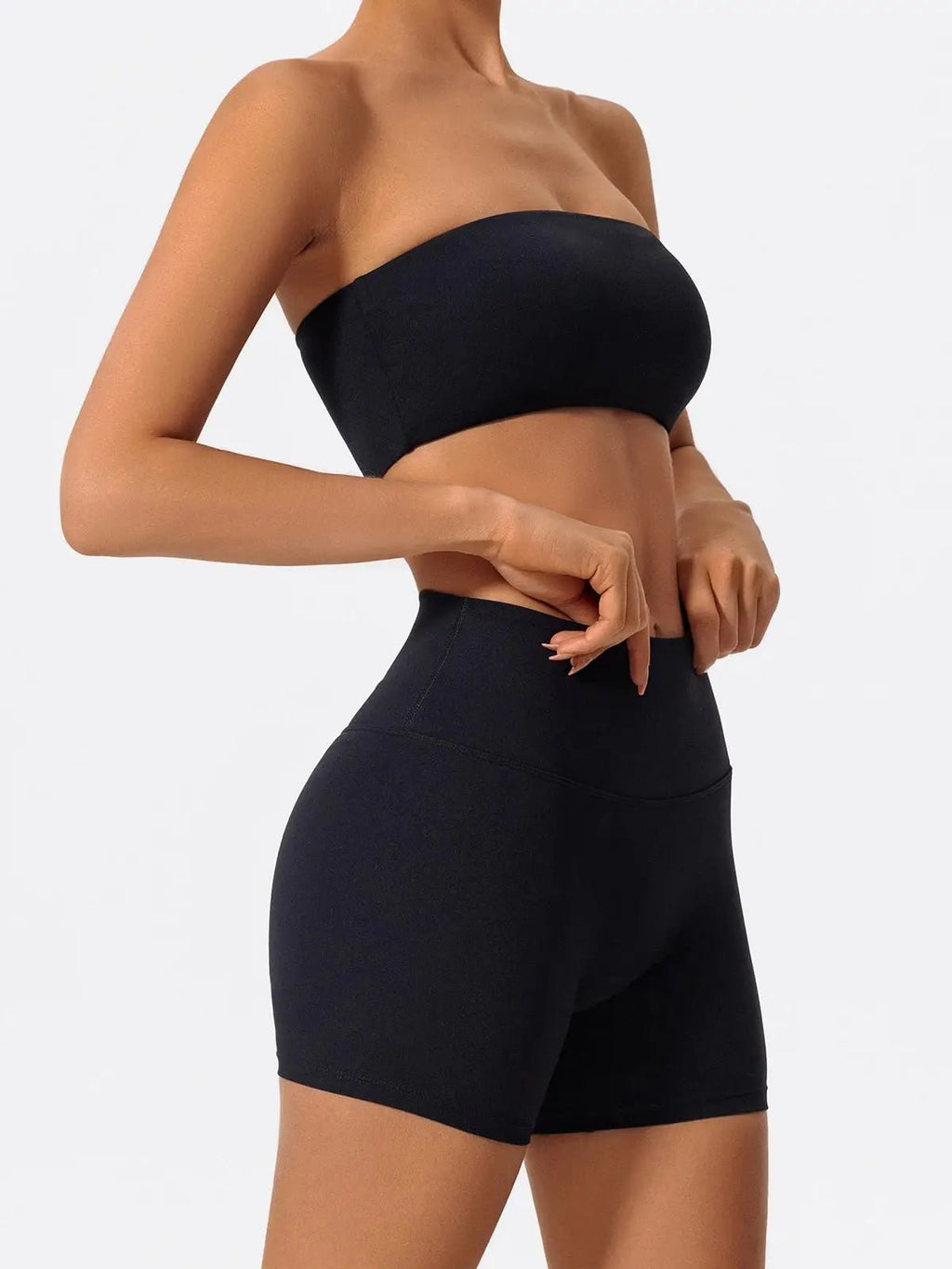 Ensemble Sport Femme 2 Pièces–Brassière Sans Bretelles + Short Yoga - Harmonie