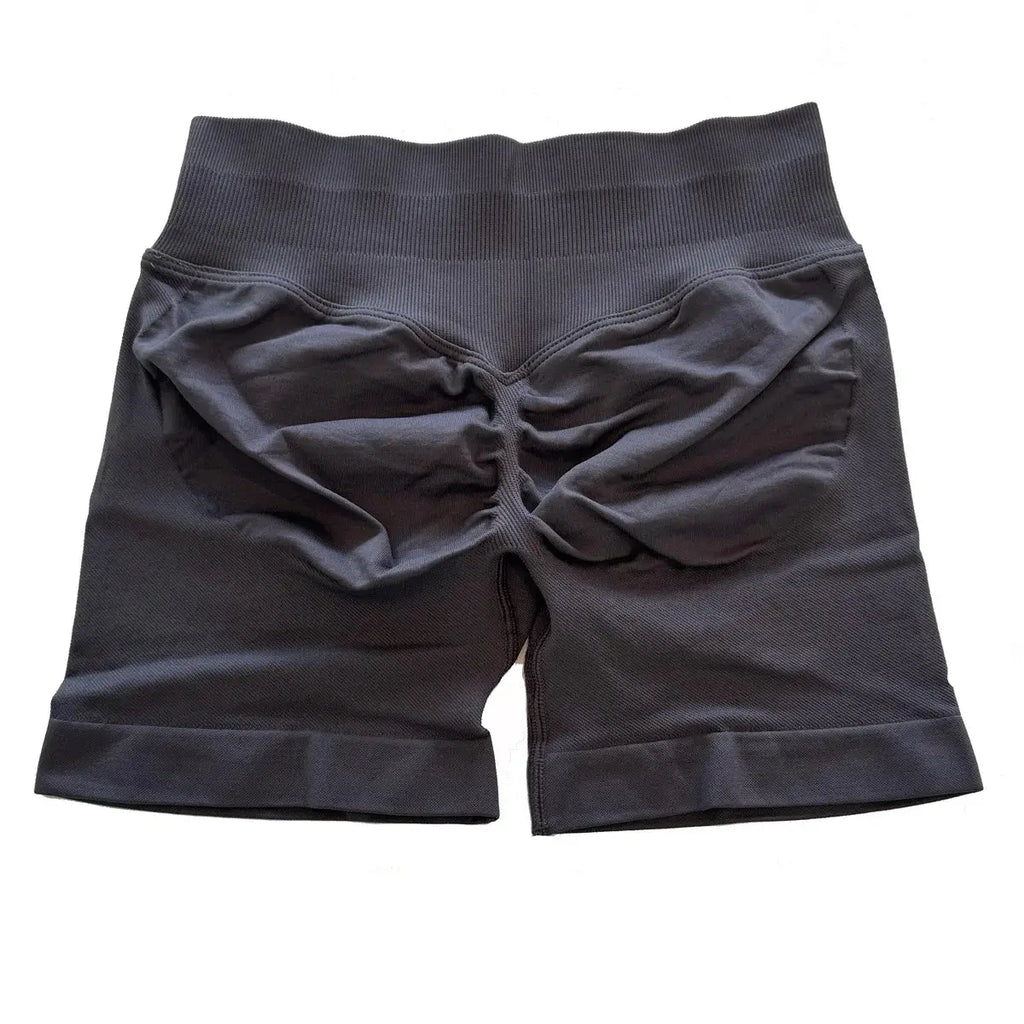 Short Yoga Femme Scrunch Bum–Sans Couture Taille Basse 4.5" - Harmonie