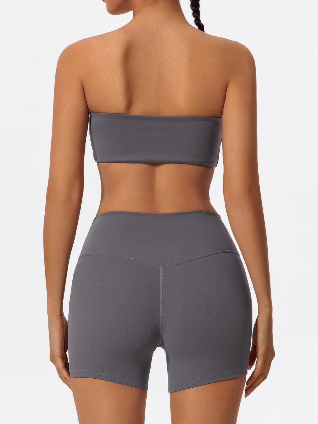 Ensemble Sport Femme 2 Pièces–Brassière Sans Bretelles + Short Yoga - Harmonie