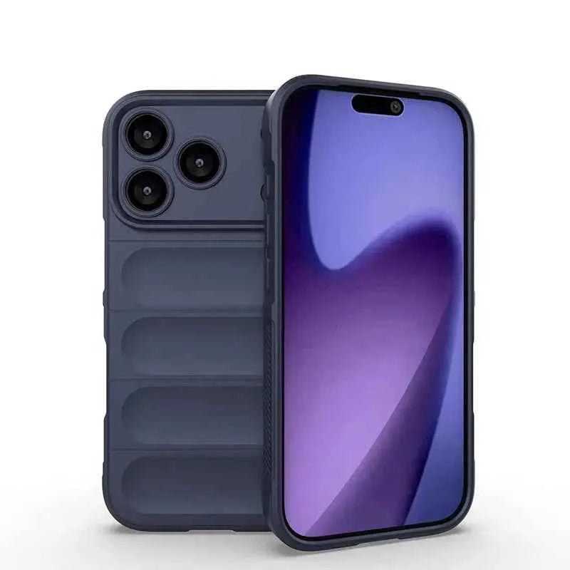 Coque de protection en silicone liquide, étui souple antichoc pour iPhone 17 Air 16E 16 15 14 13 12 11 Pro Max Plus - Harmonie