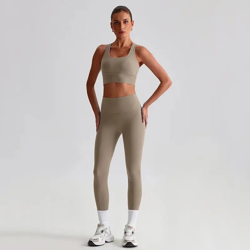 Ensemble Yoga Femme 2 Pièces - Brassière + Legging - Harmonie