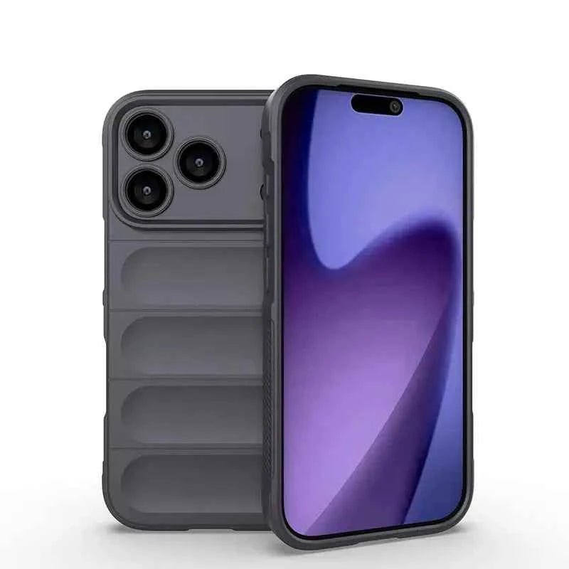 Coque de protection en silicone liquide, étui souple antichoc pour iPhone 17 Air 16E 16 15 14 13 12 11 Pro Max Plus - Harmonie