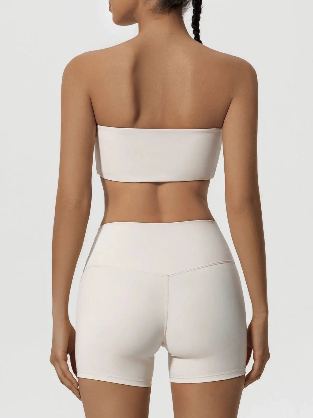 Ensemble Sport Femme 2 Pièces–Brassière Sans Bretelles + Short Yoga - Harmonie