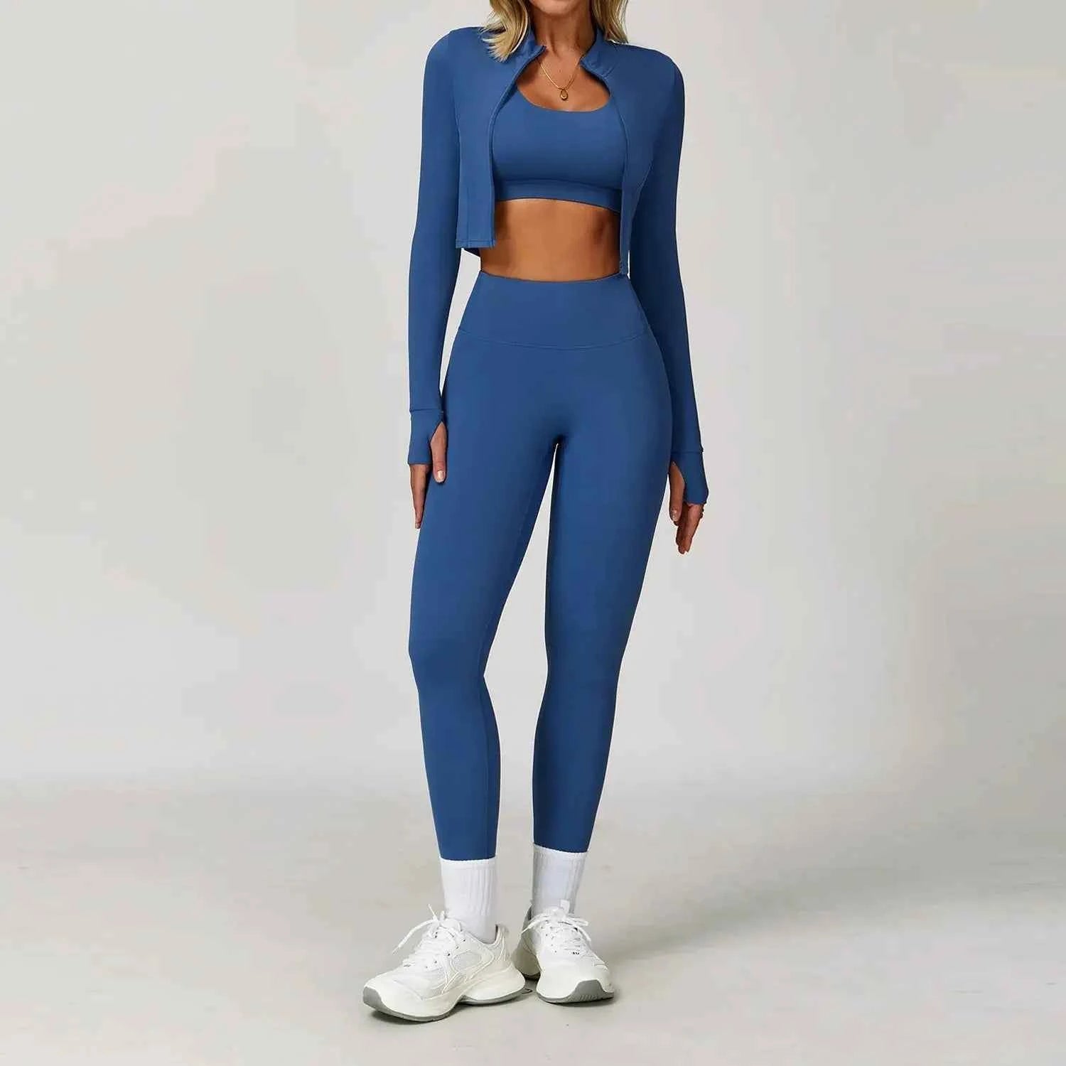 Ensemble Sport Femme 3 Pièces – Yoga, Fitness & Séchage Rapide - Harmonie