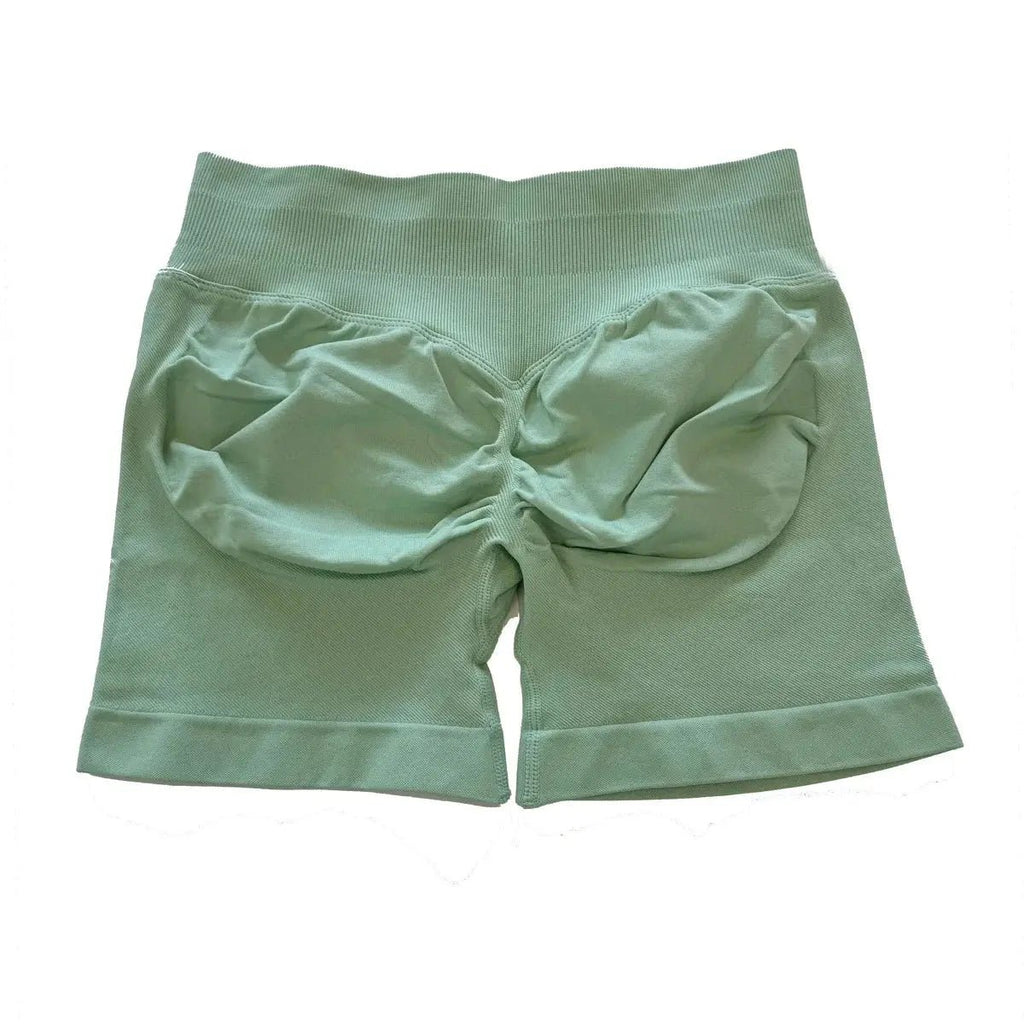 Short Yoga Femme Scrunch Bum–Sans Couture Taille Basse 4.5" - Harmonie