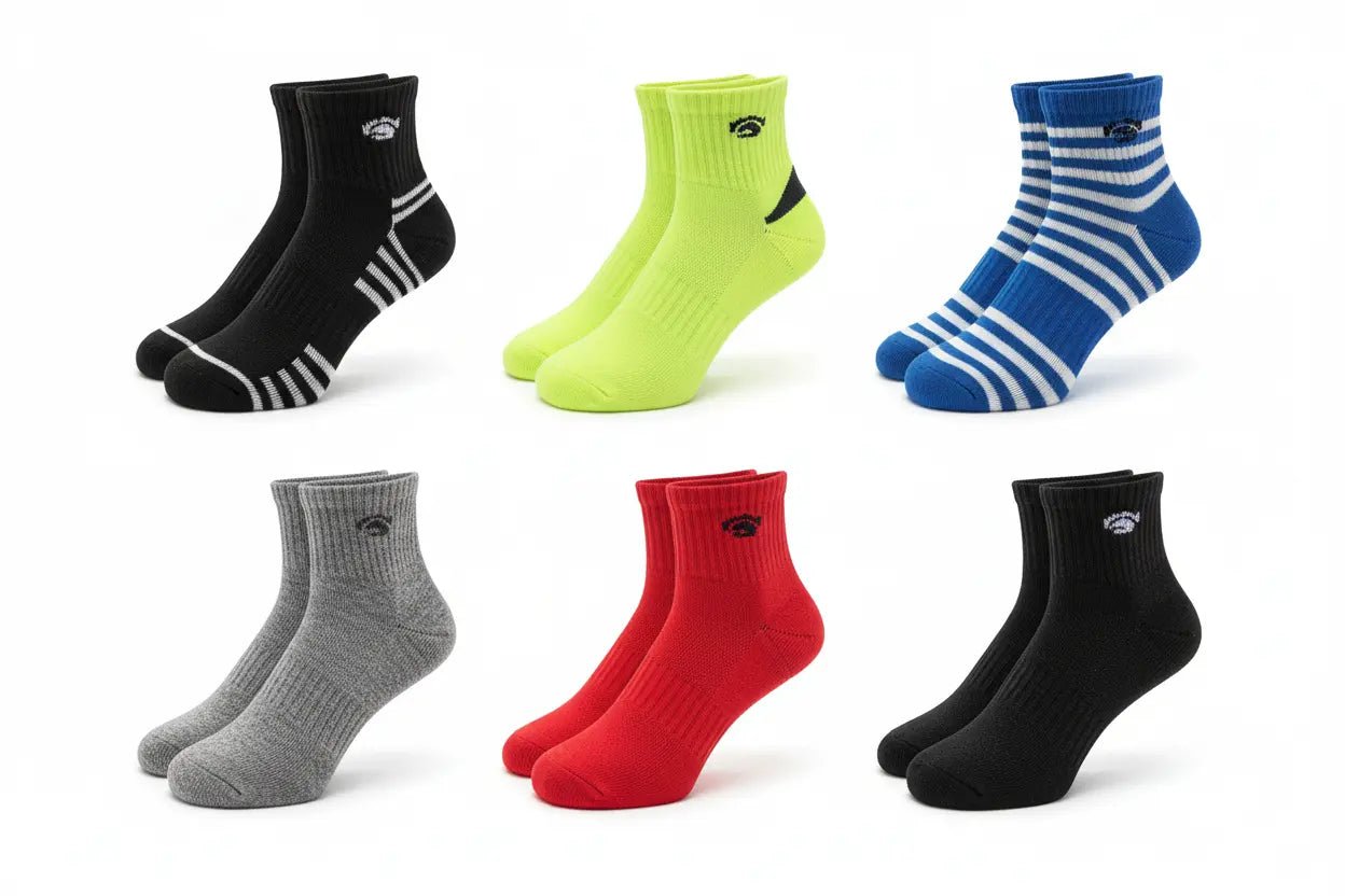 6 Paires Chaussettes Sport - Gym, Rugby, Vélo, Football - Harmonie