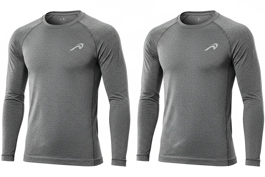 T-Shirt Sport Homme Manches Longues – Respirant, Réfléchissant & Séchage Rapide - Harmonie