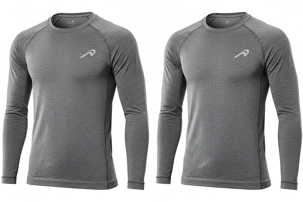 T-Shirt Sport Homme Manches Longues – Respirant, Réfléchissant & Séchage Rapide - Harmonie
